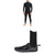 Quiksilver 4/3 Everyday Sessions Back Zip GBS Wetsuit + 3mm Everyday Sessions Round Toe Wetsuit Boots