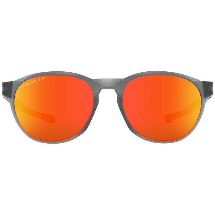 Oakley Reedmace Sunglasses Matte Grey Smoke/Prizm Ruby Polarized