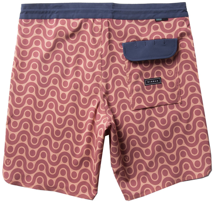 Vissla Washout 17.5" Boardshorts - Men's Coral Fade