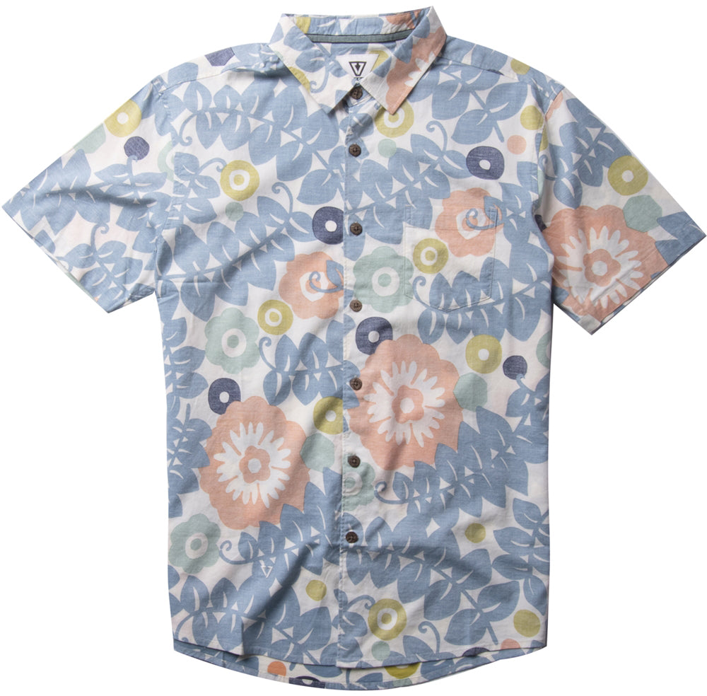 Vissla Zanzabar Short-Sleeve Shirt - Men's Storm Blue