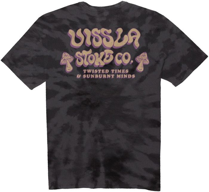 Vissla Trippy Stoke Tie Dye T-Shirt - Men's Phantom