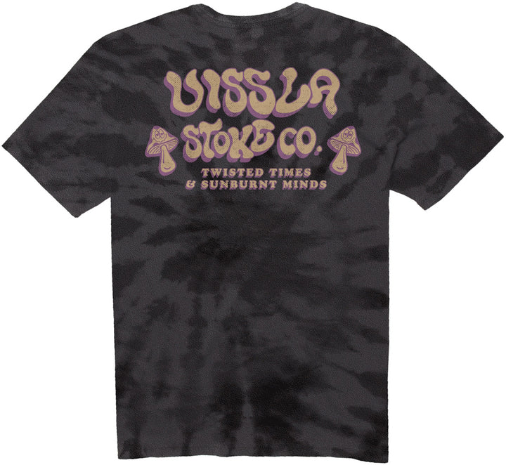 Vissla Trippy Stoke Tie Dye T-Shirt - Men's Phantom