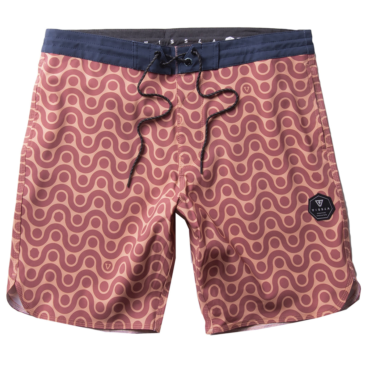 Vissla Washout 17.5" Boardshorts - Men's Coral Fade