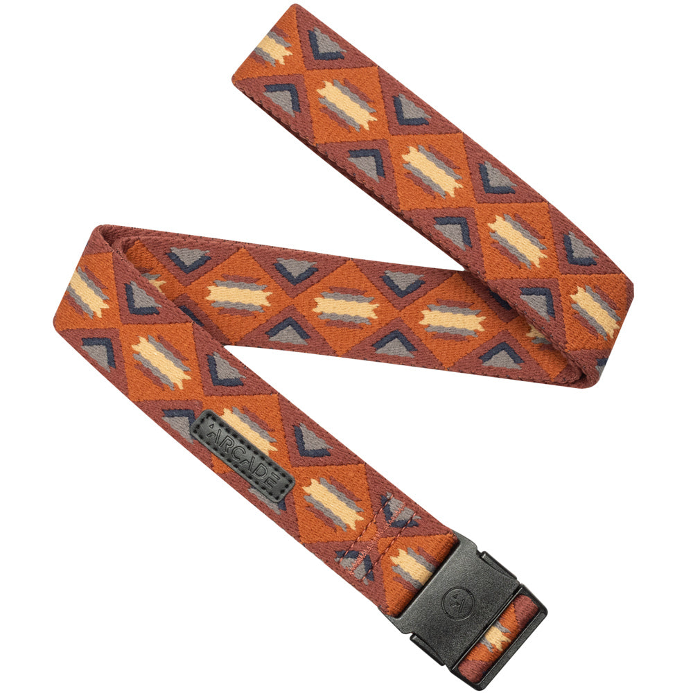 Arcade Creosote Slim Belt Vermilion