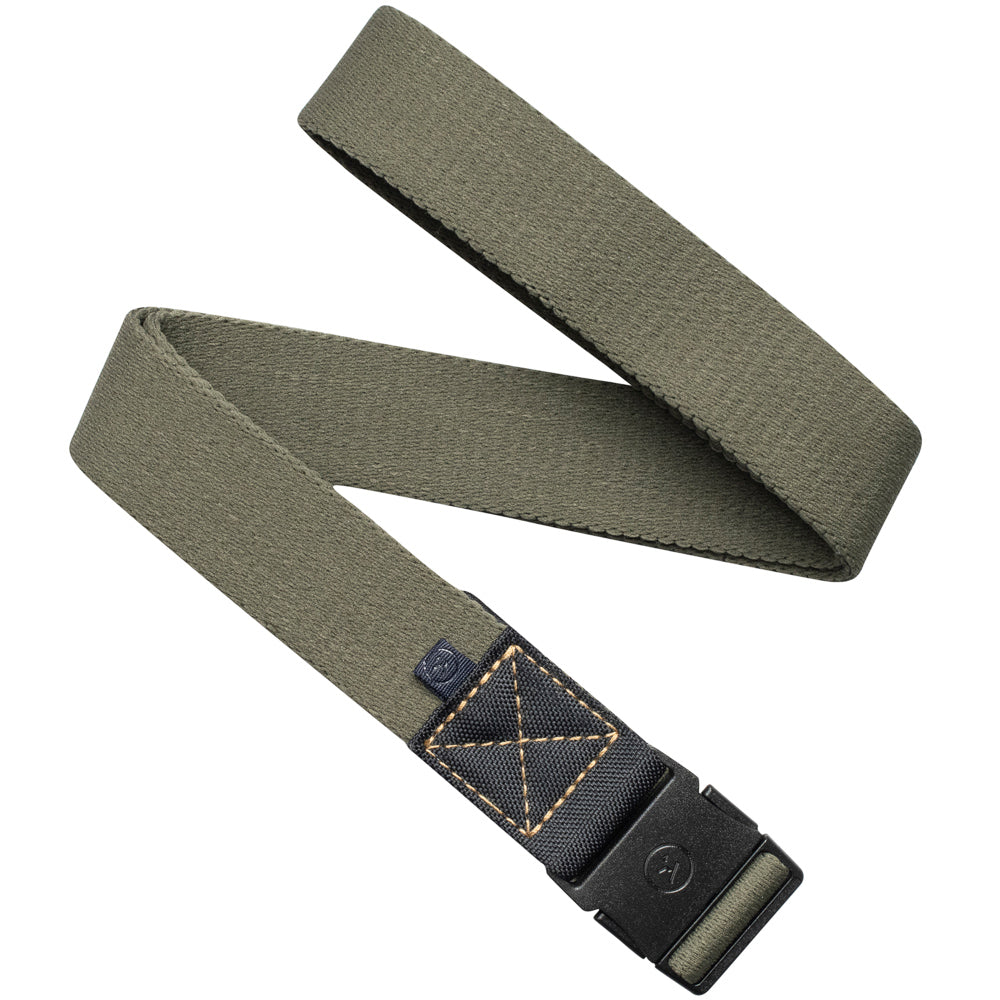 Arcade Ridge Slim Belt Ivy Green/Navy