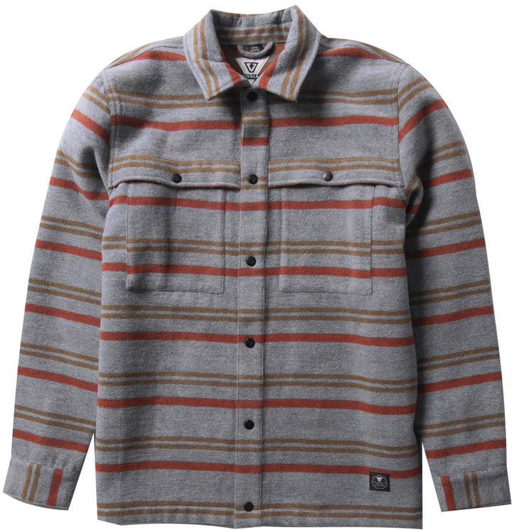 Vissla Nantan Overshirt - Men's Blue Slate