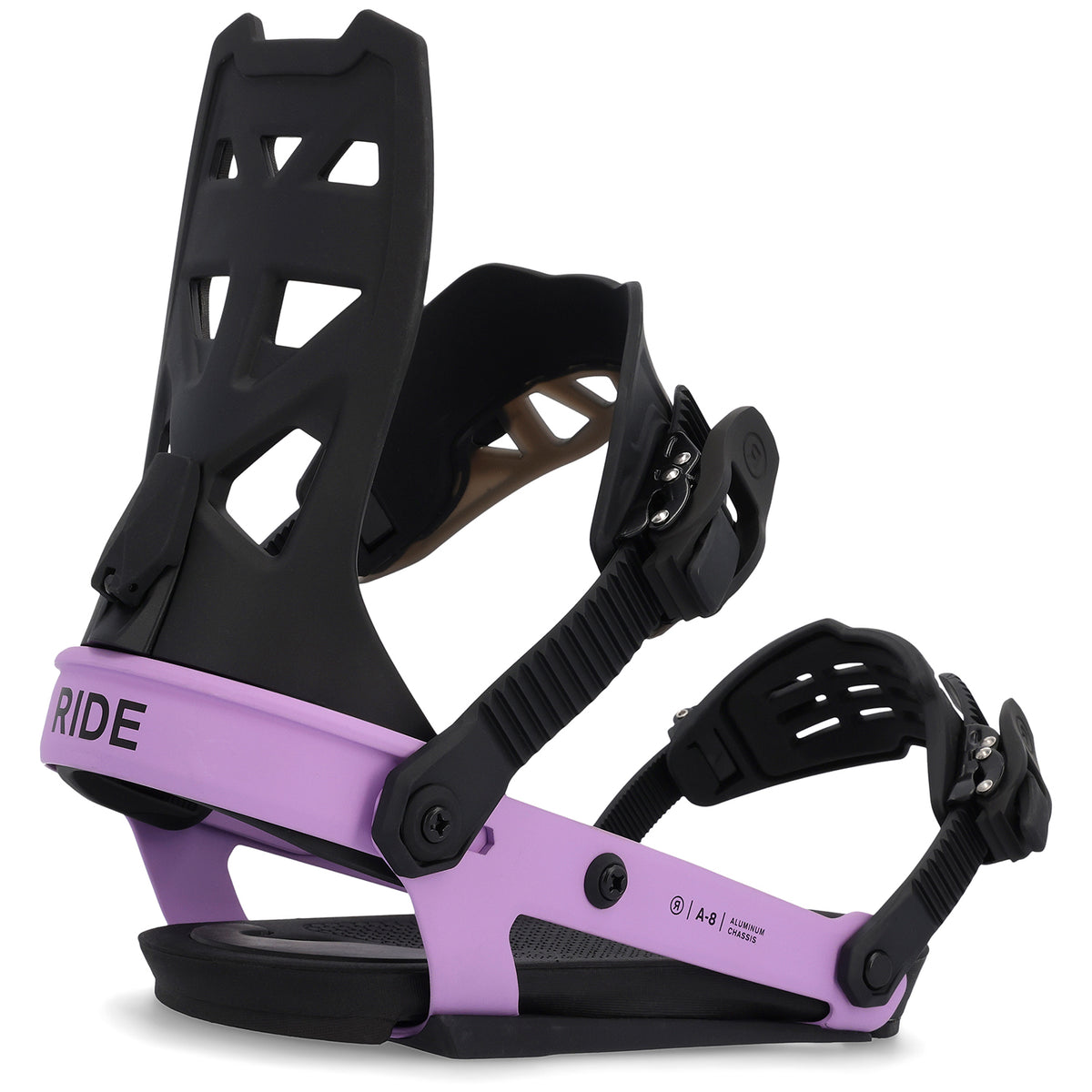 Ride A-8 Snowboard Bindings 2023 Purps