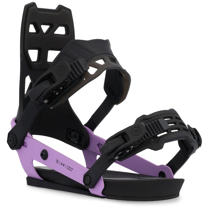 Ride A-8 Snowboard Bindings 2023 Purps
