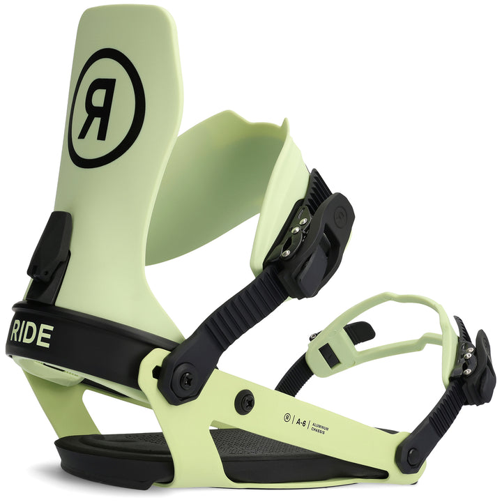 Ride A-6 Snowboard Bindings 2023 Lime