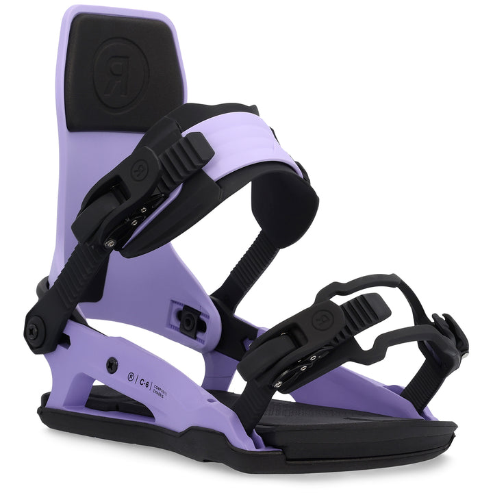 Ride C-6 Snowboard Bindings 2023 Violet