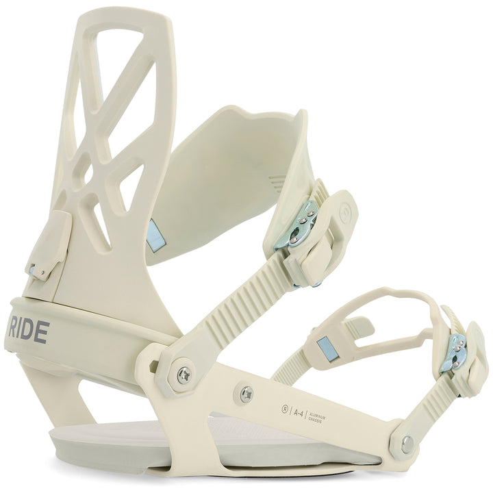Ride A-4 Snowboard Bindings Bone