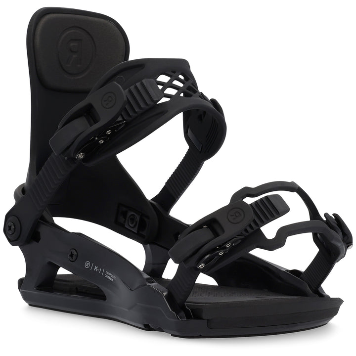 Ride K-1 Snowboard Bindings - Kids'  Black