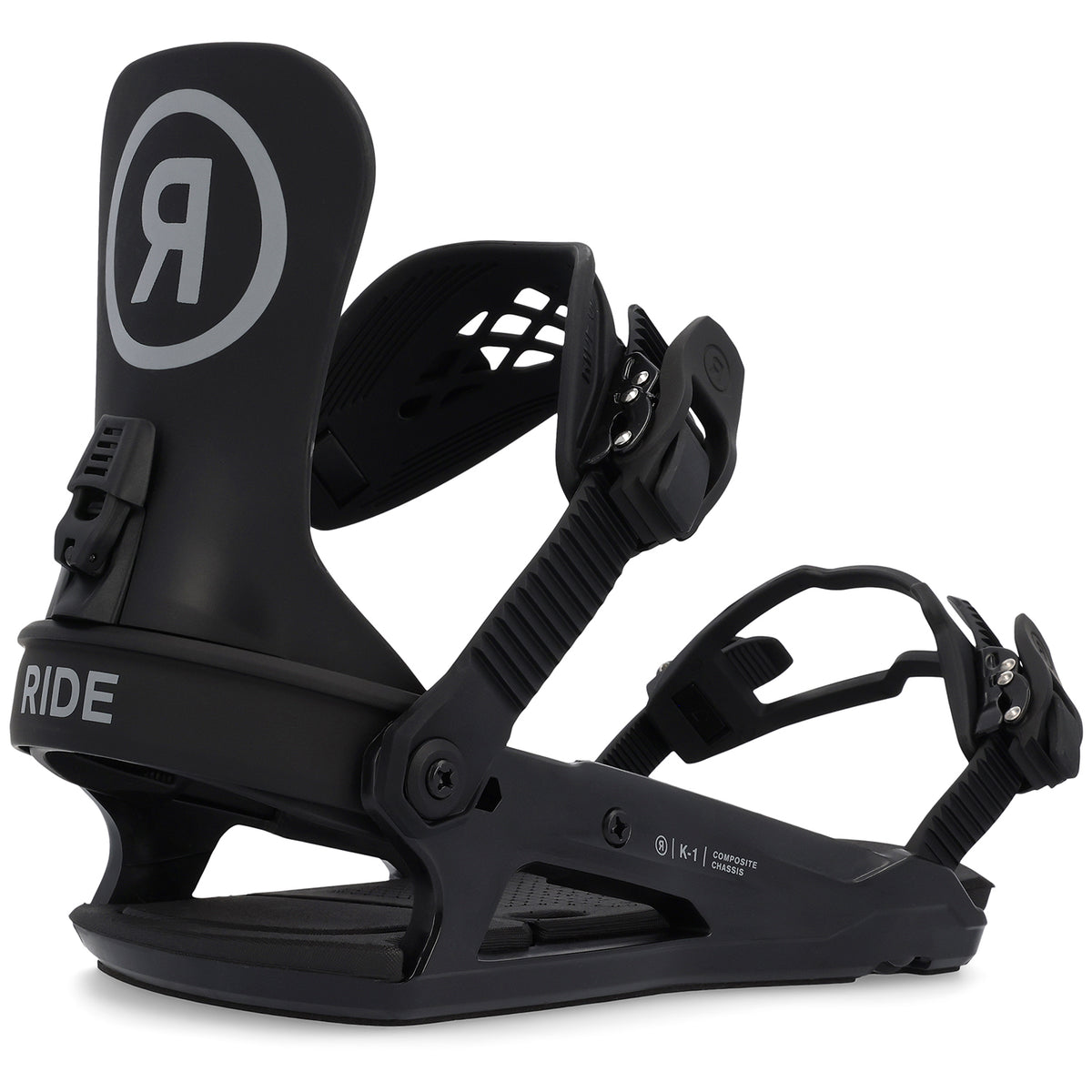 Ride K-1 Snowboard Bindings - Kids'  Black