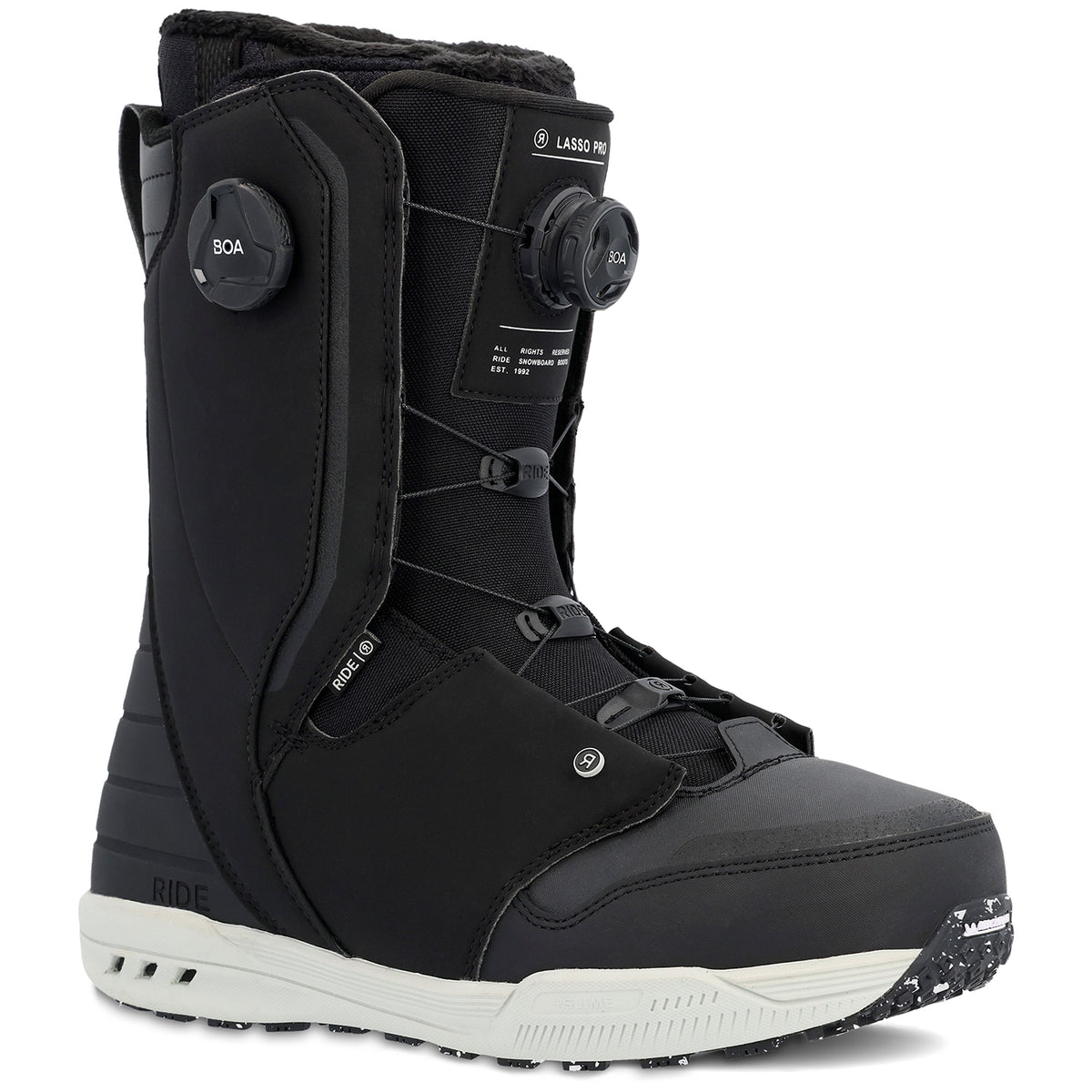 Ride Lasso Pro Wide Snowboard Boots 2023 Black