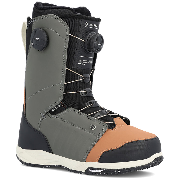 Ride Deadbolt Zonal Snowboard Boots Grey