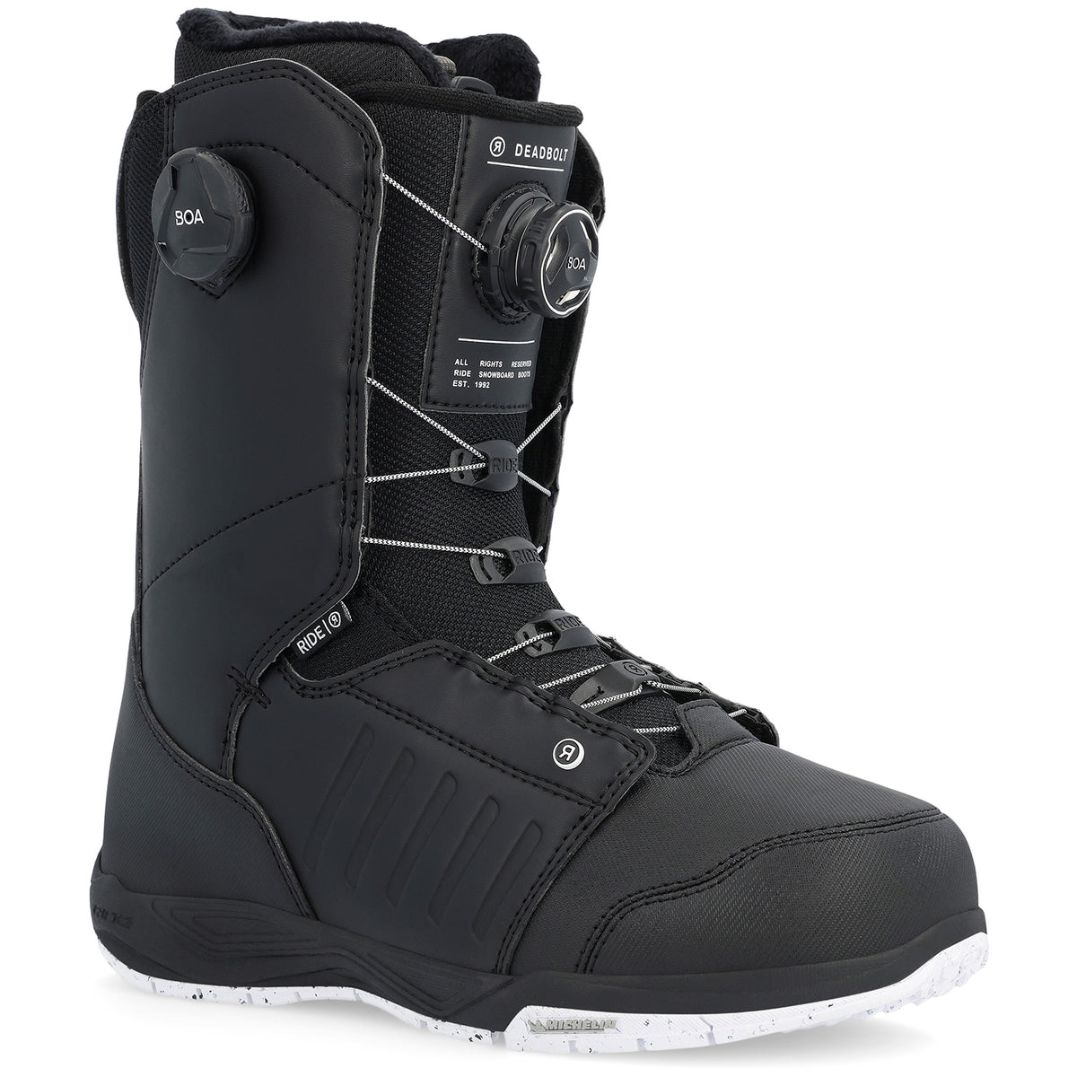 Ride Deadbolt Zonal Snowboard Boots Black