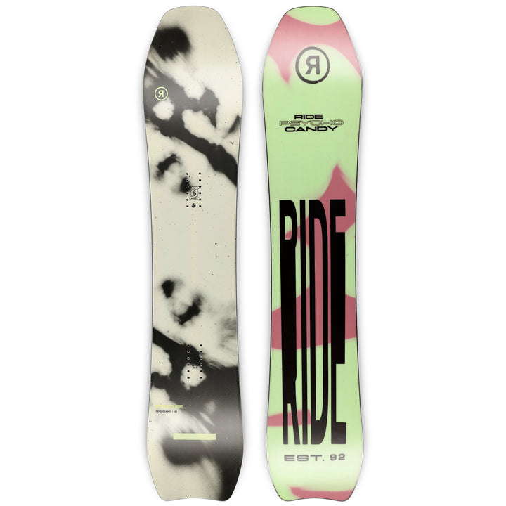 Ride Psychocandy Snowboard + Rome Crux SE Snowboard Bindings