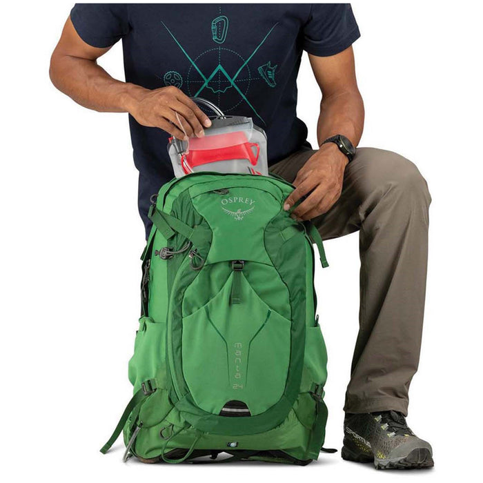 Osprey Manta 24 Backpack W/ Res Green Shade