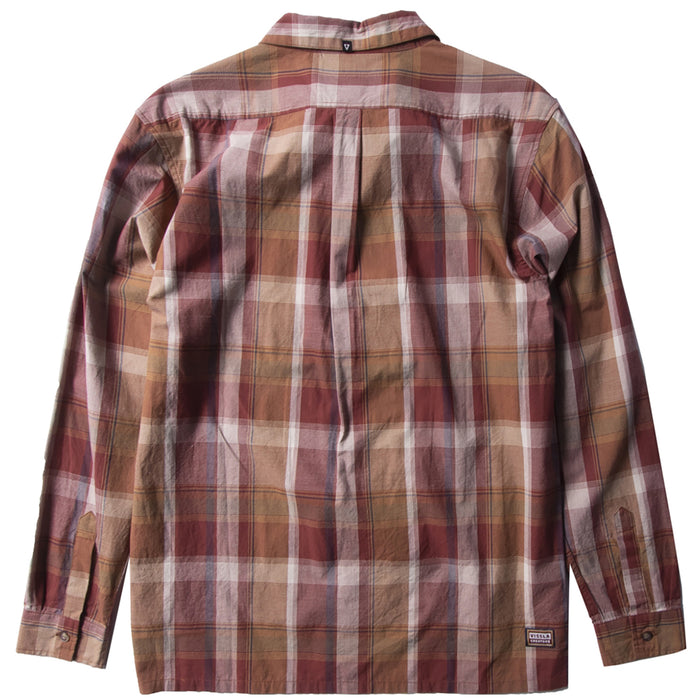 Vissla Creators Squash Tail Plaid Eco Long-Sleeve Shirt - Men's Fired Brick