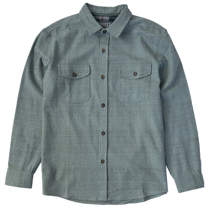 Vissla Creator Norte Eco Long-Sleeve Flannel - Men's Smokey Jade