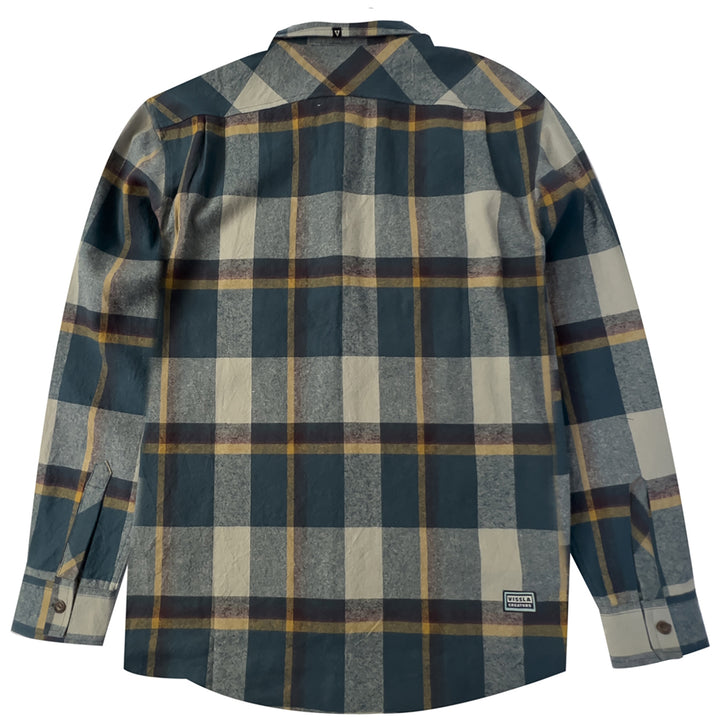Vissla Creator Eco Long-Sleeve Flannel - Men's Deep Water