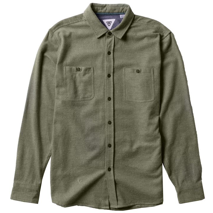 Vissla Shaver Long-Sleeve Flannel - Men's Army