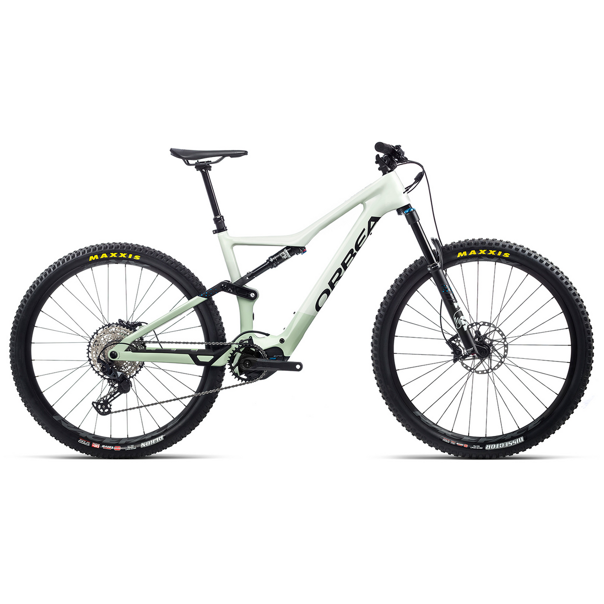 Orbea Rise M20 E-Mountain Bike 2022 White/Green