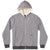 RVCA Cannon Sherpa Zip Hoodie - Men's Silver Bleach