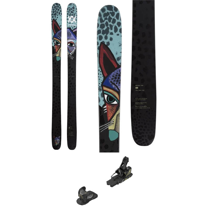 Völkl Revolt 104 Skis + Atomic Warden 13 Demo Bindings 2022