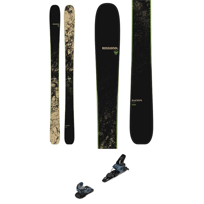 Rossignol Black Ops Sender Skis + Salomon Warden 11 Demo Bindings 2022