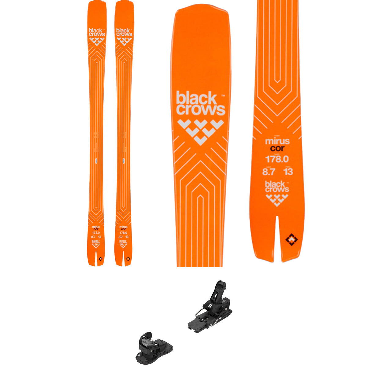 Black Crows Mirus Cor Skis + Armada Warden 13 Demo Bindings 2022