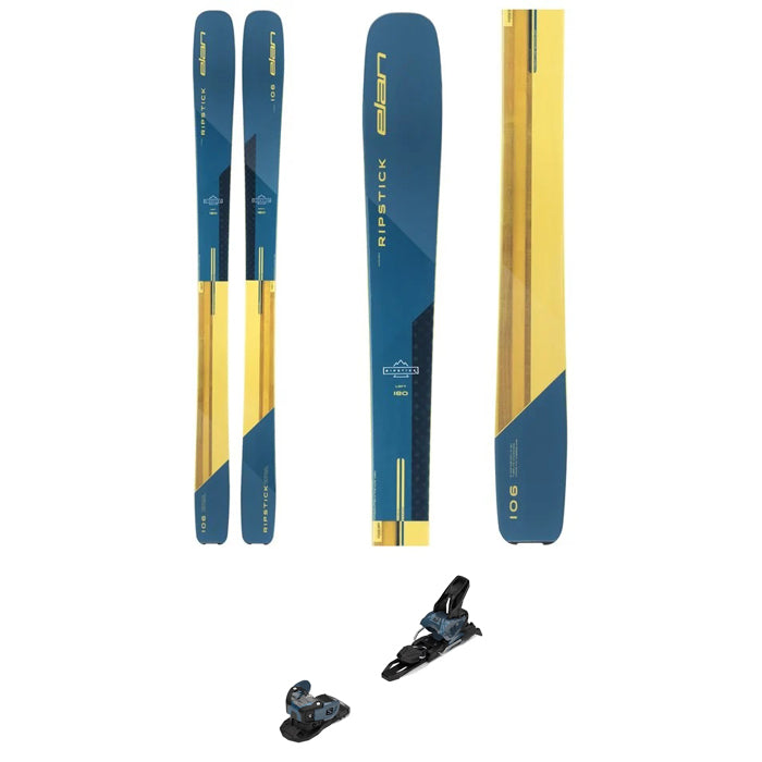 Elan Ripstick 106 Skis + Salomon Warden 11 Demo Bindings 2022