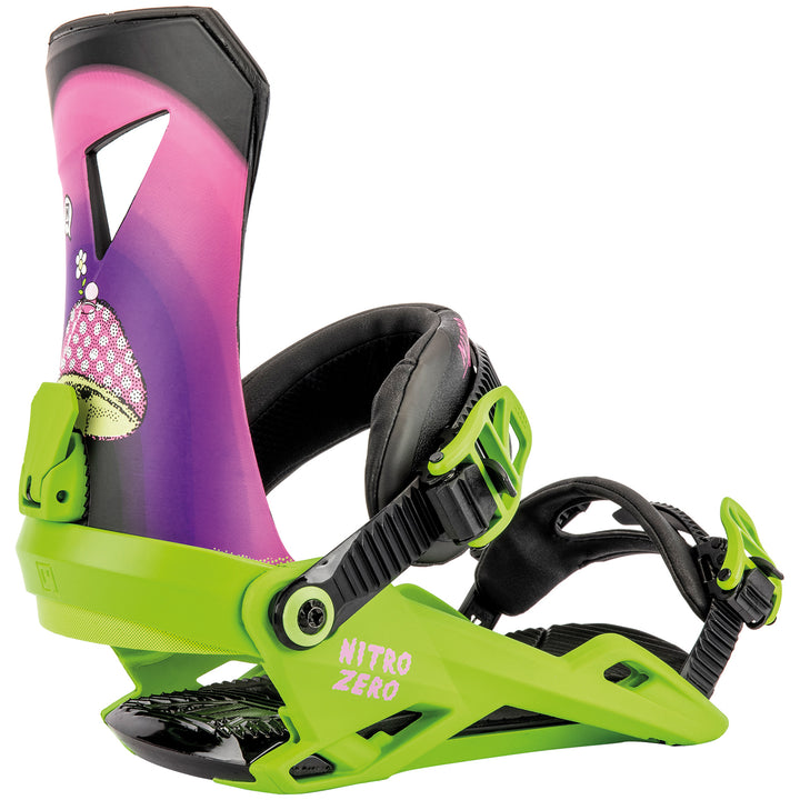 Nitro Zero Snowboard Bindings 2023 Happy Place