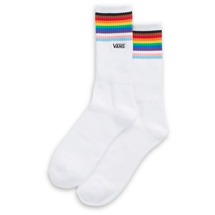 Vans Pride Crew Socks White