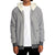 RVCA Cannon Sherpa Zip Hoodie - Men's Silver Bleach