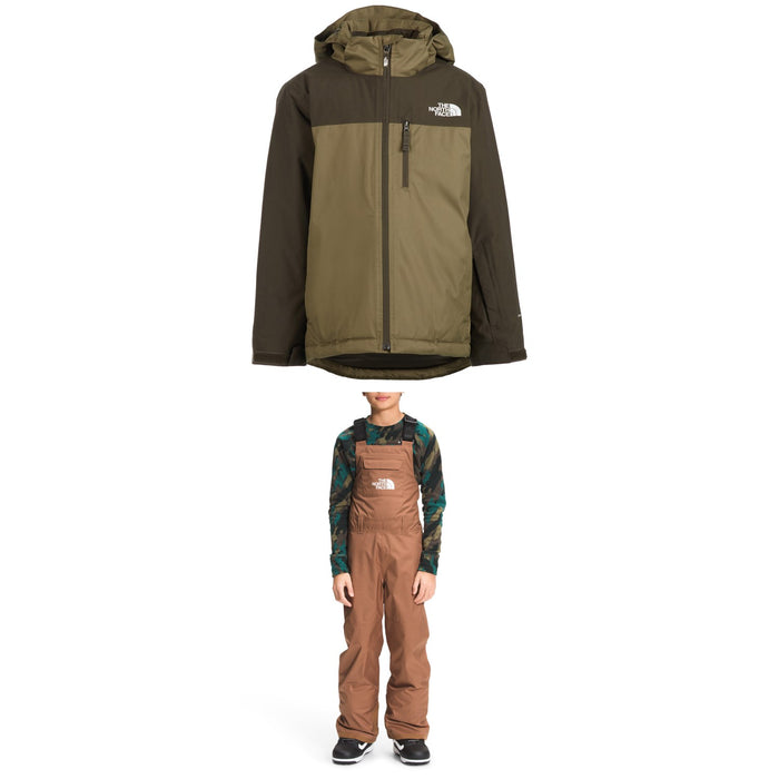 The North Face Snowquest Plus Insulated Jacket + Freedom Insulated Bibs - Kids' 2022