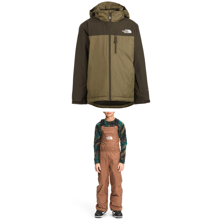 The North Face Snowquest Plus Insulated Jacket + Freedom Insulated Bibs - Kids' 2022
