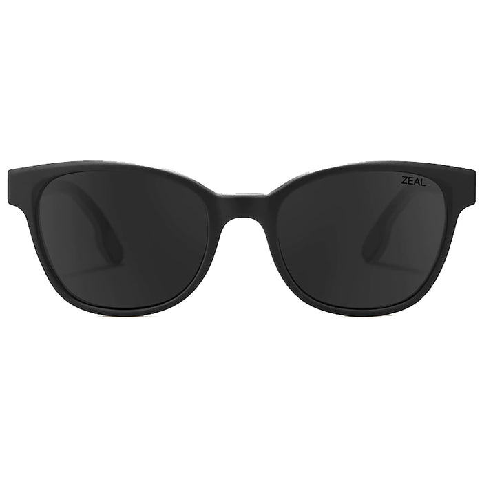 Zeal Avon Sunglasses Matte Black/Dark Grey