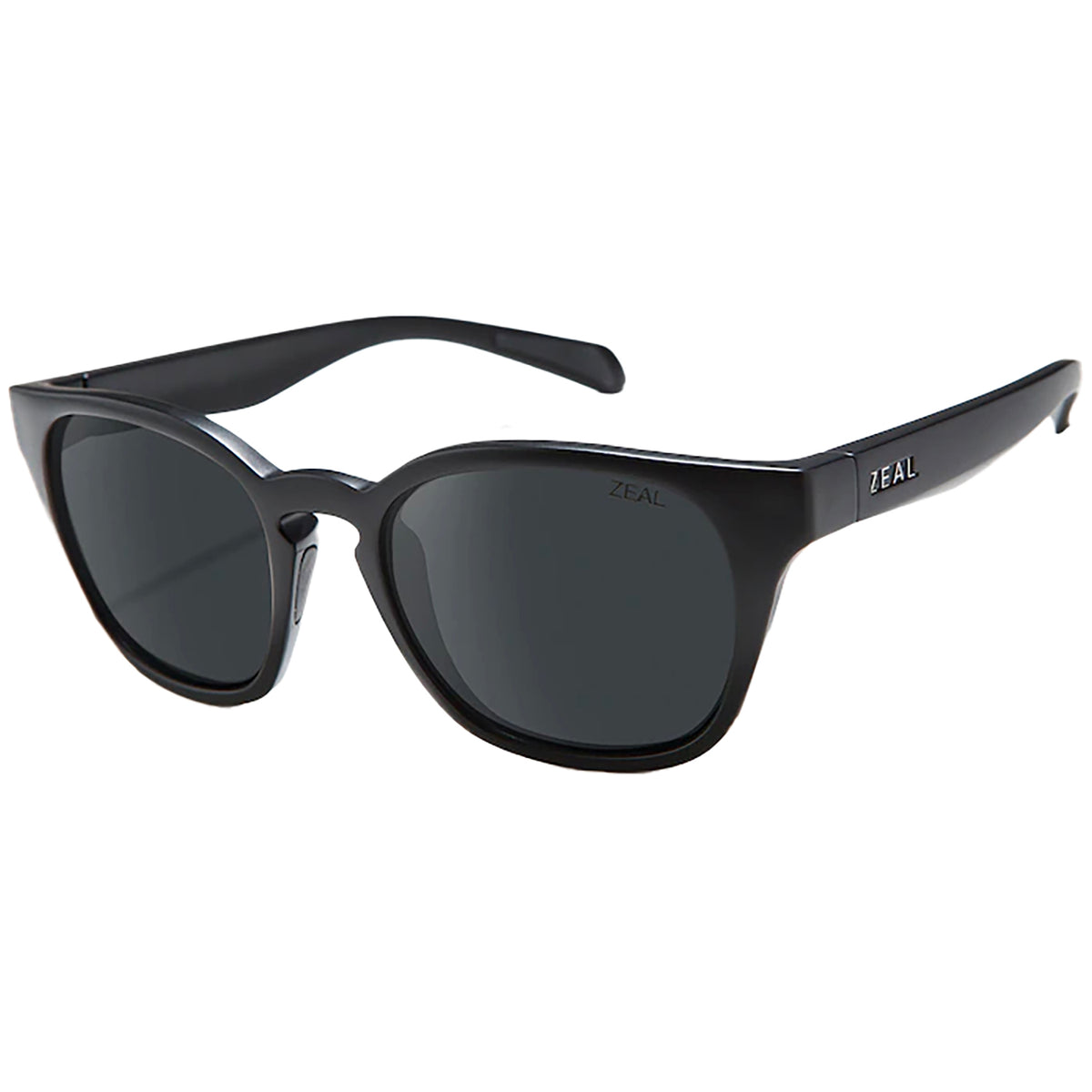 Zeal Windsor Sunglasses Matte Black/Dark Grey