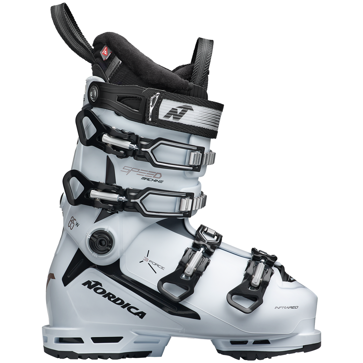 Nordica Speedmachine 3 85 Ski Boots - Women's 2024 White/Black/Anthracite