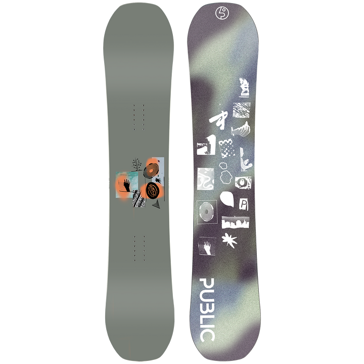 Public Snowboards Display Mathes Snowboard 2023