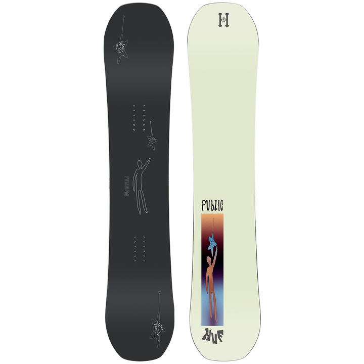 Public Snowboards Display X HUF Snowboard 2023