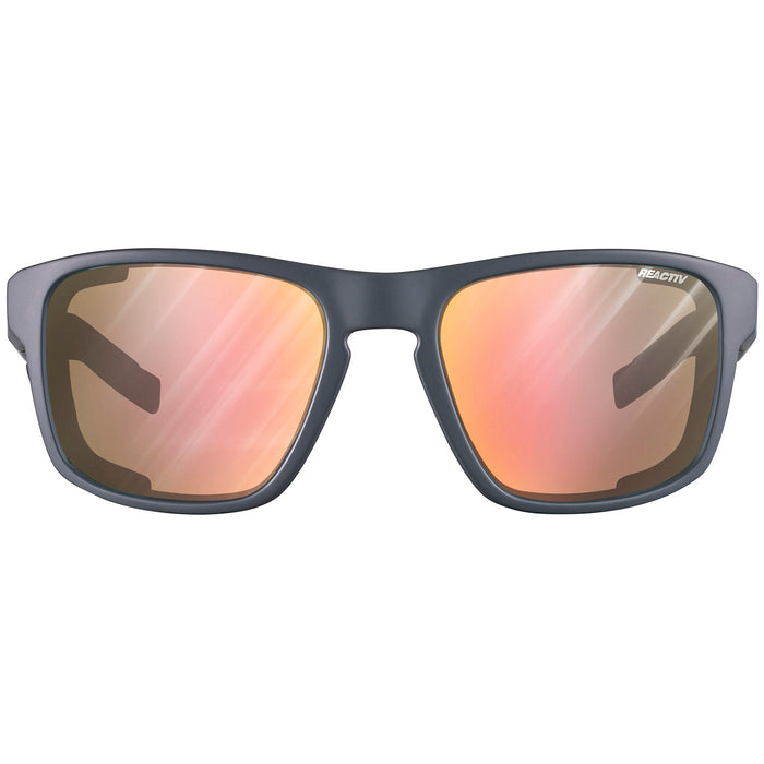 Julbo Shield M Reactiv Sunglasses Grey Dark/Green Pastel REACTIV 2-3 Glare Control