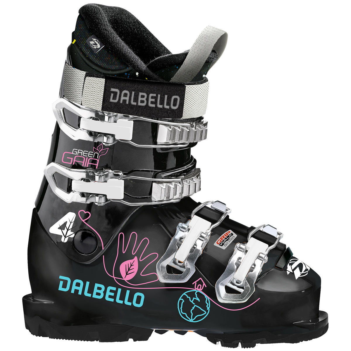 Dalbello Green Gaia 4.0 GW Ski Boots - Kids' 2024 Black/Black