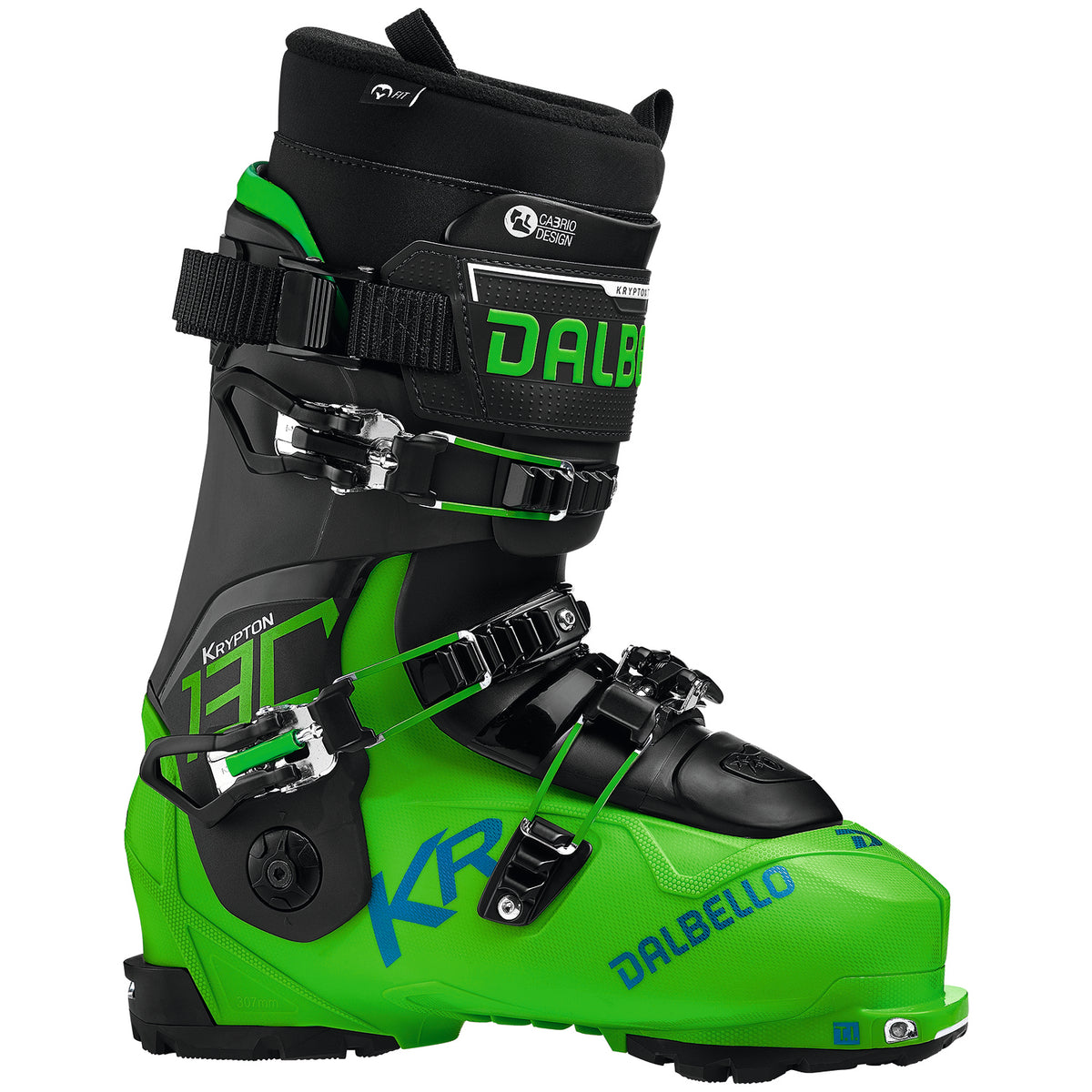 Dalbello Krypton 130 T.I. Ski Boots 2023 Race Green/Blue