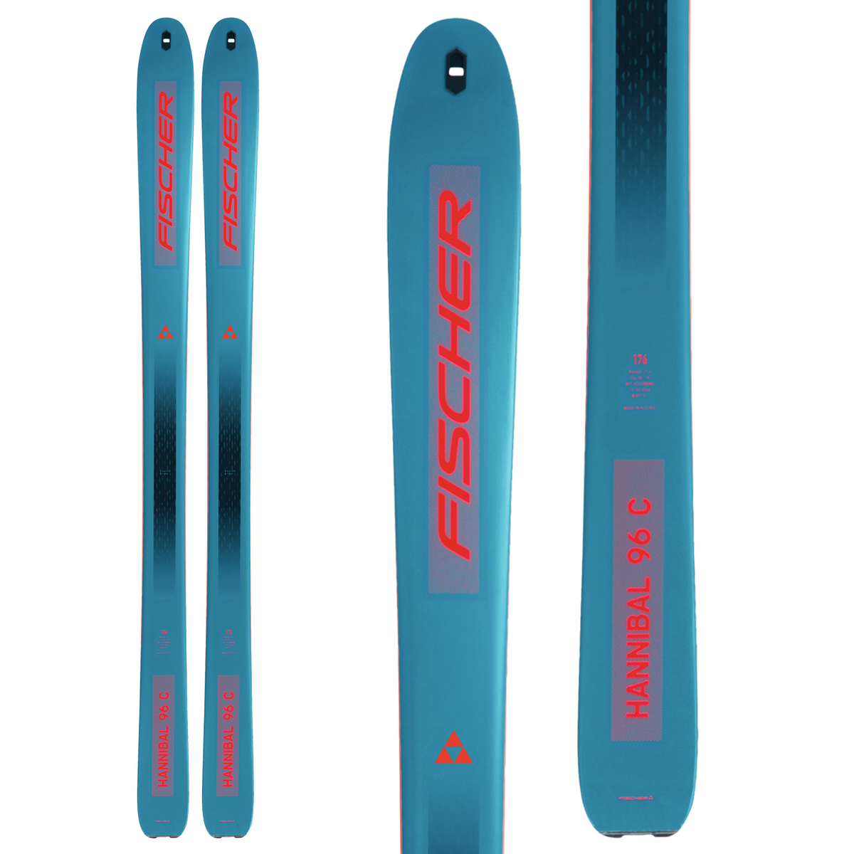 Fischer Hannibal 96 Carbon Skis 2023