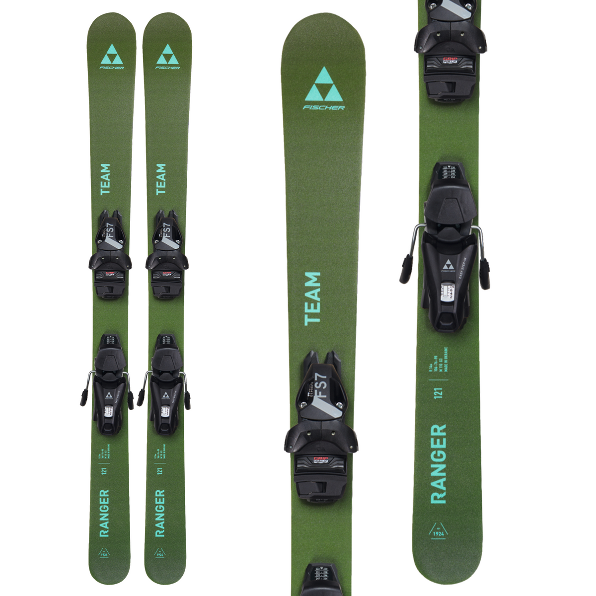 Fischer Ranger Team Skis + FJ7 GW Bindings - Kids' 2023