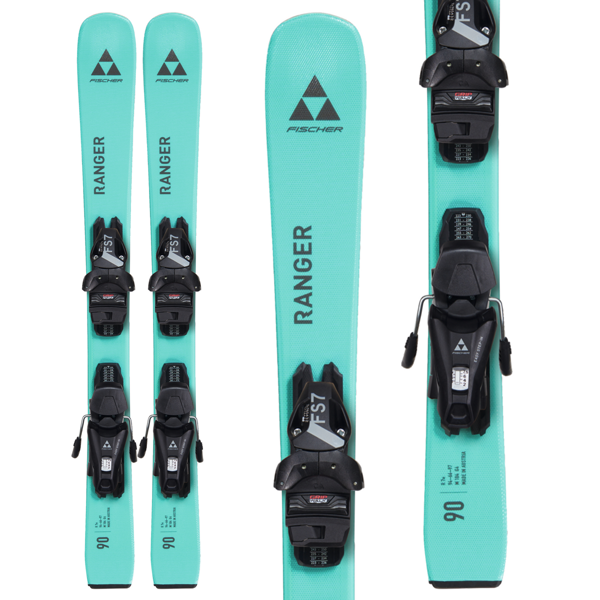 Fischer Ranger Jr Skis + FJ7 GW Bindings - Kids' 2023