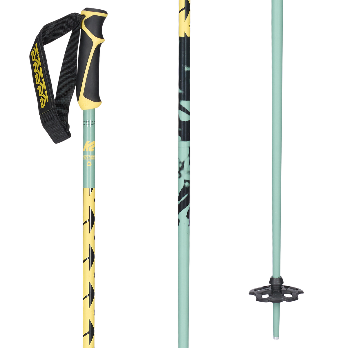 K2 Freeride 16 Ski Poles 2023 Seafoam