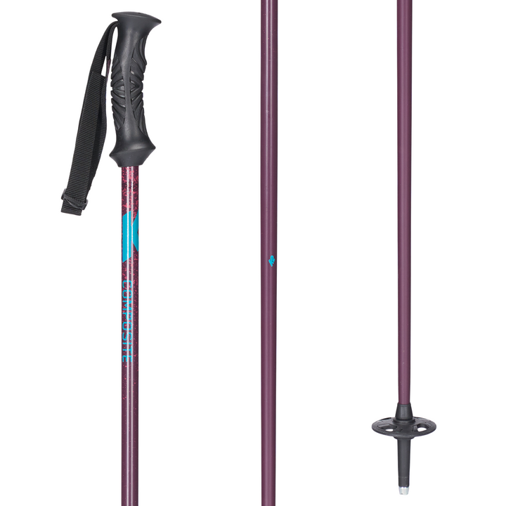 K2 Style Composite Ski Poles - Women's 2027 Burgandy